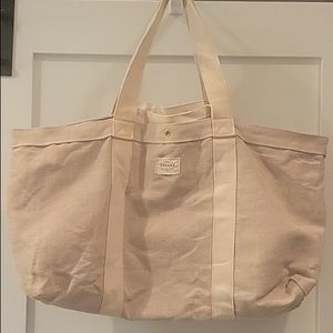 SEZANE linen tote bag